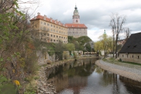 День третий 9 апреля.. Дальняя поездка в  Чешский Крумлов и Замок Глубока над Влтавой.