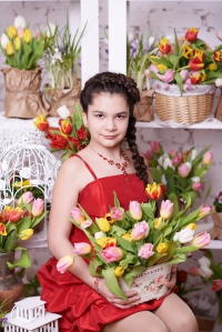 ДИАНА 10 лет в проекте Н.Ионова "Море тюльпанов"