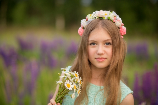 Мария 11 лет в проекте Н.Ионова "Люпины"