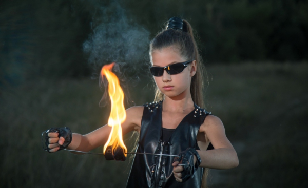 Кристина 10 лет в проекте Н.Ионова "Живой огонь"