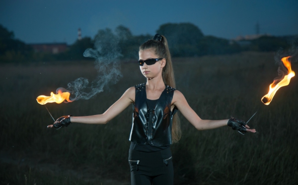Кристина 10 лет в проекте Н.Ионова "Живой огонь"